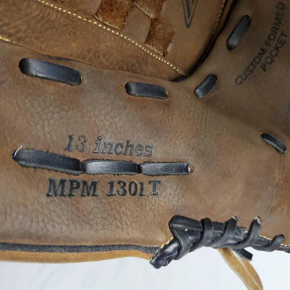 Mizuno MPM 1301 T 13inch Premier Pro Series Glove Power Lock RHT Mitt Dark Brown